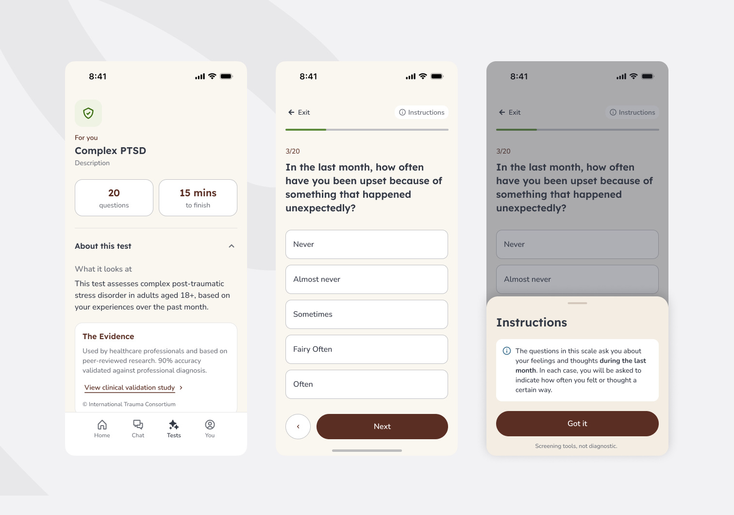 Sylva test flow: details, questions and instructions